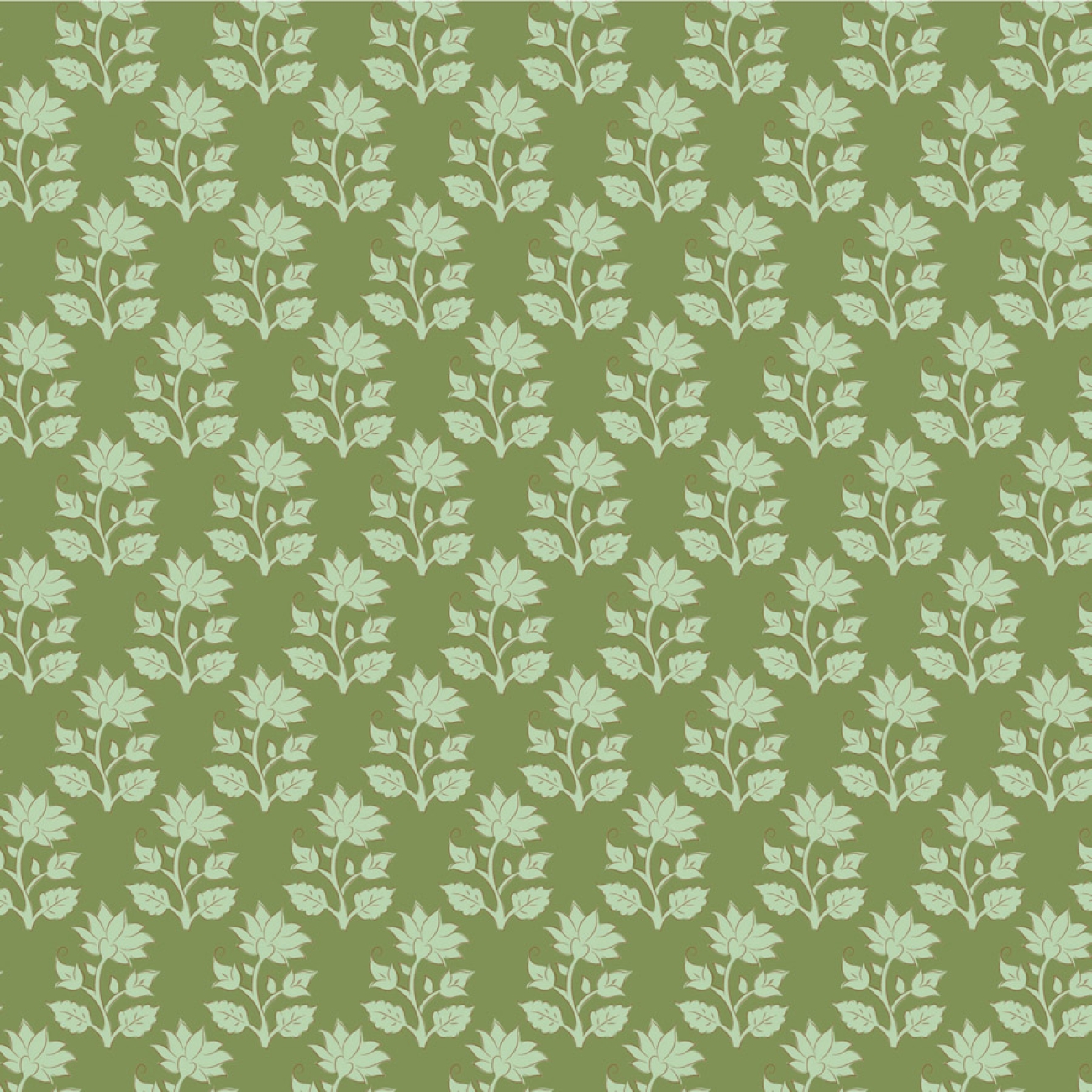 Tilda Patchwork Stoff Baumwolle - Mira Moos